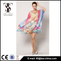 High quality print bikini swim suit bathing suits swimwear cover up beach dress